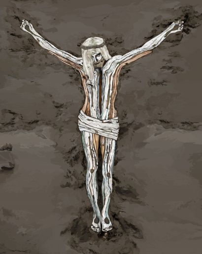 Jesus of Emilia - a Digital Graphics and Cartoon Artowrk by Ruwen